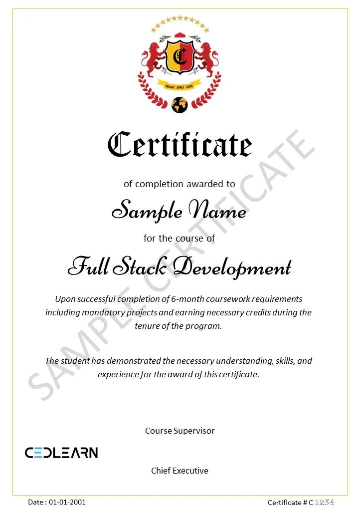 Full Stack Developer Course in Hyderabad | CEDLEARN